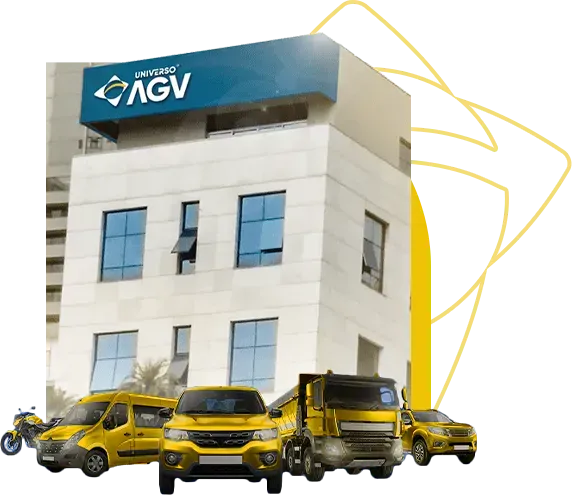 Sede AGV Universo em Sinop com frota de veículos